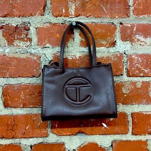 Telfar Small Chocolate Shopping Bag
